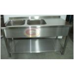 Zlew 2 komory z p�k� PROMOCJA 1200x600x850 9.2.6.8